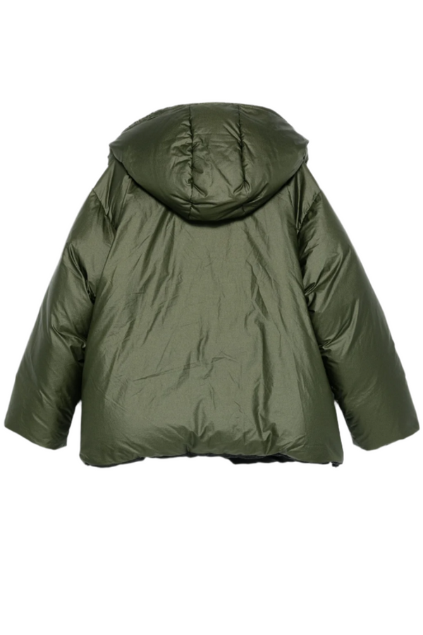 Odna Reversible Jacket - Khaki/Slate Melange