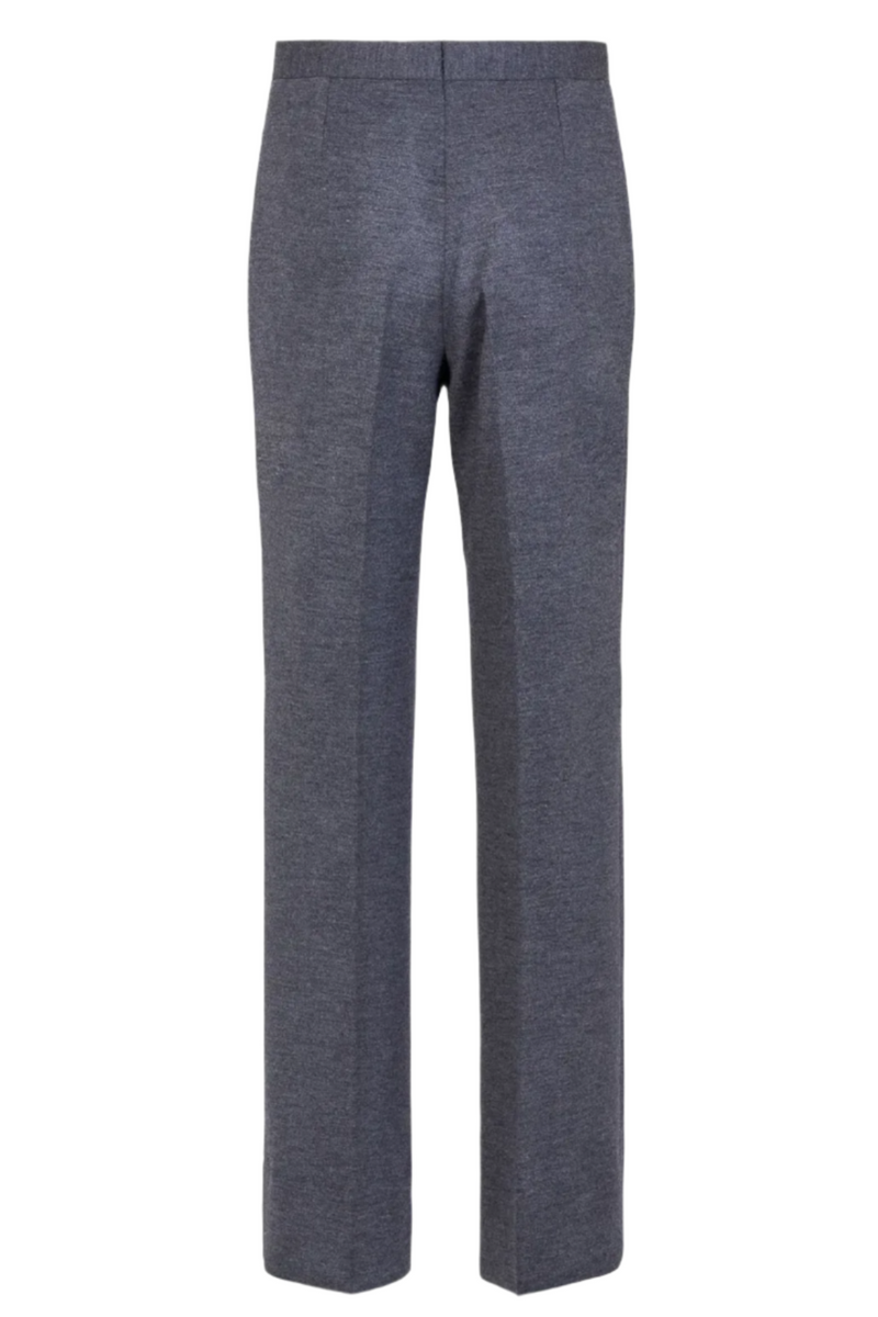 The Laura Trousers in Wool Jersey - Grey