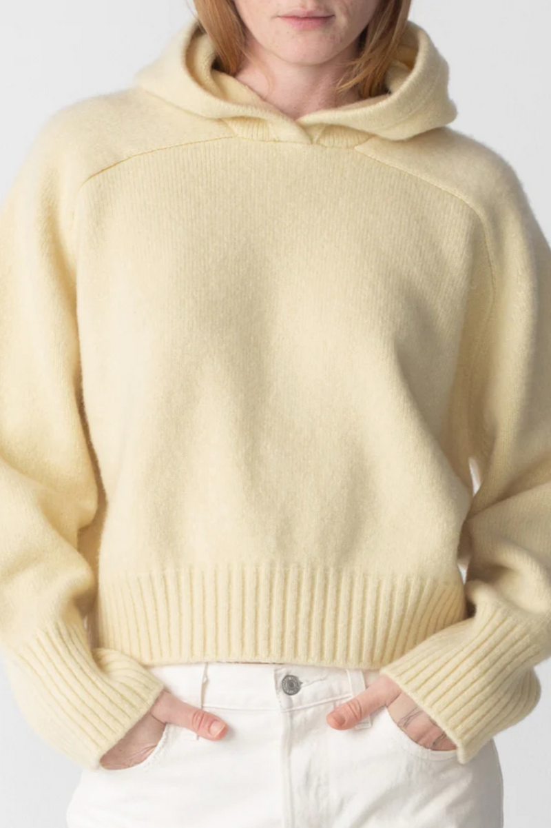 Cashmere Hoodie - Yellow