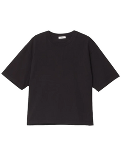 Sulma Drop Shoulder Tee - Black