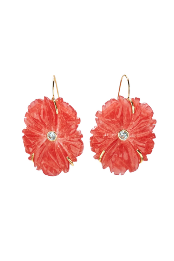 New Bloom Earrings - Poinsetta