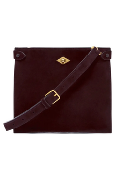 Stowaway Crossbody - Buttery Suede Amarone