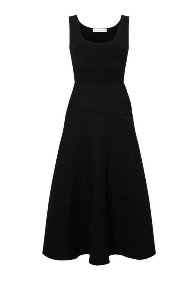 Lucia Dress in Souffle Knit - Black