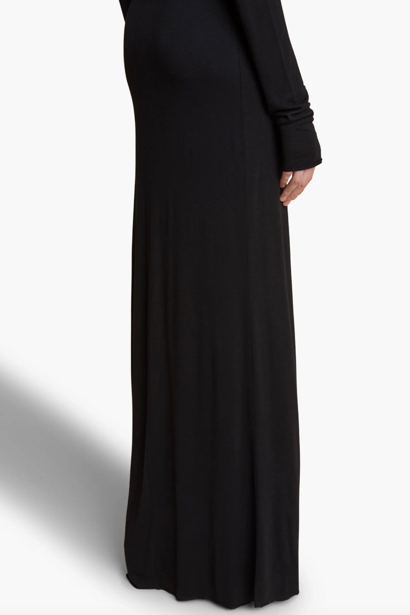 Norla Dress in Tissue Jersey - Black