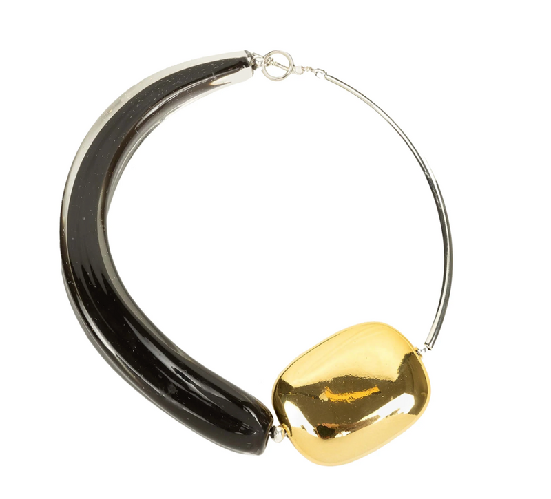 Black Glass Necklace