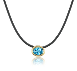 Scuba Choker - Blue Topaz