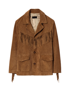 Maelle Suede Fringe Jacket - Martora