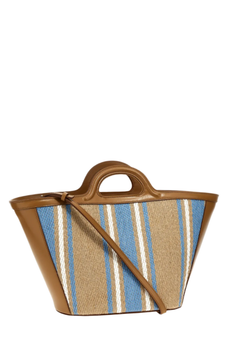 Tropicalia Small in Jacquard Stripe - Cigar/Opal