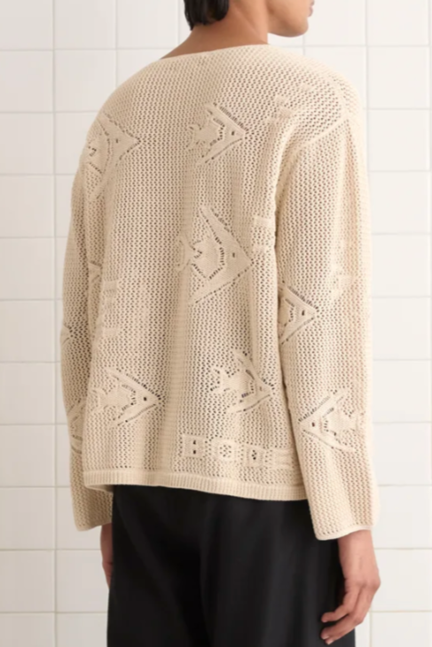 Angel Fish Pullover - Cream