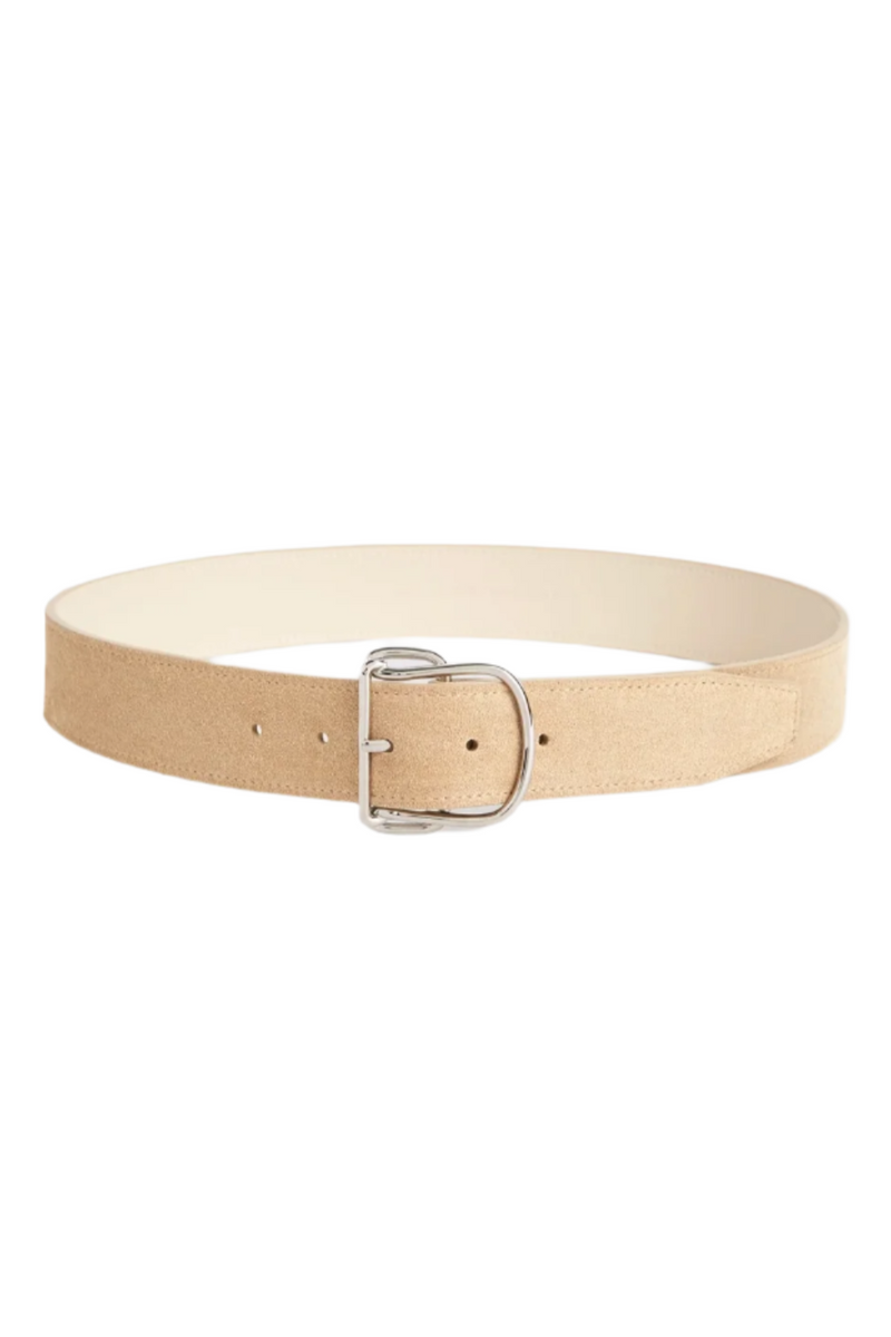 Swirl Suede Belt - Desert