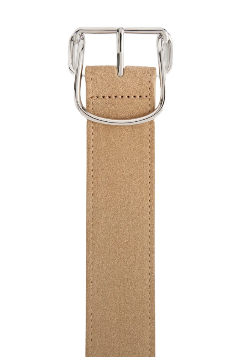 Swirl Suede Belt - Desert