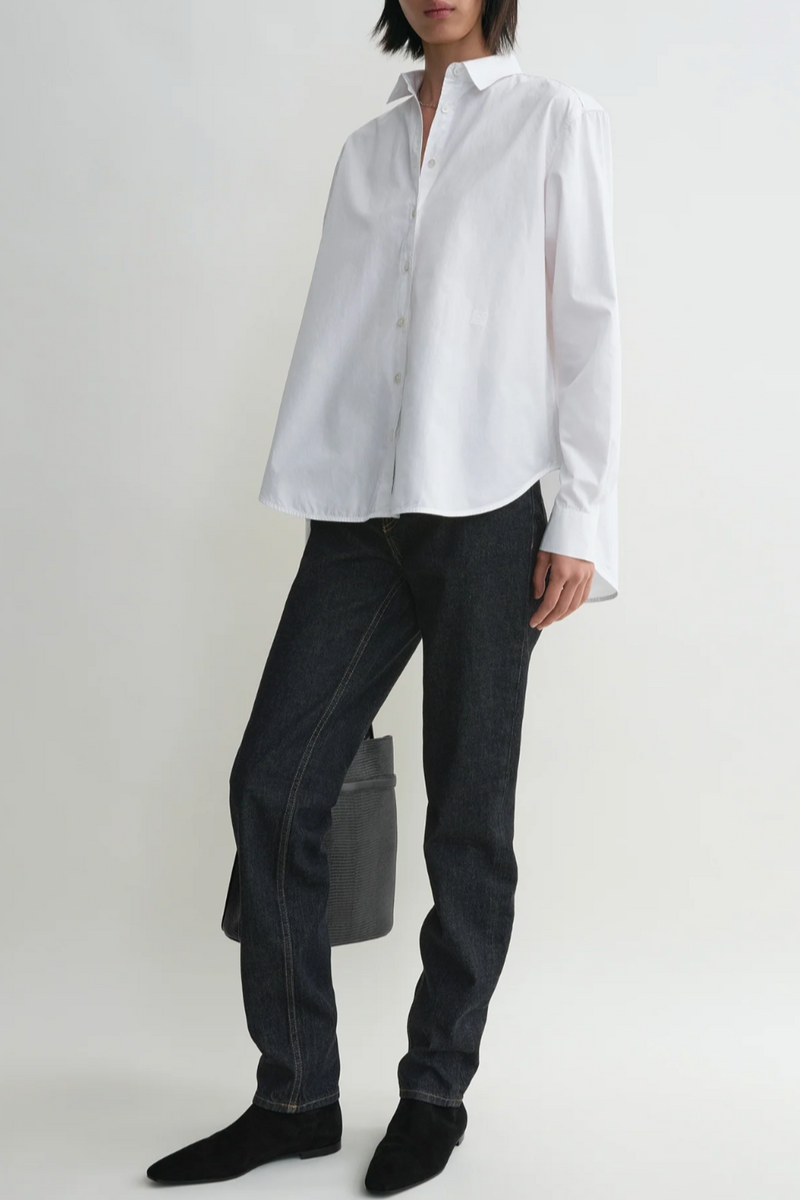 Signature Cotton Shirt - White