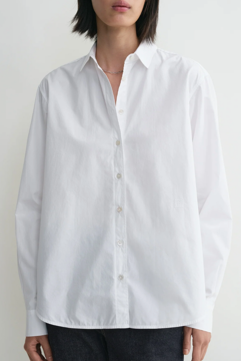 Signature Cotton Shirt - White