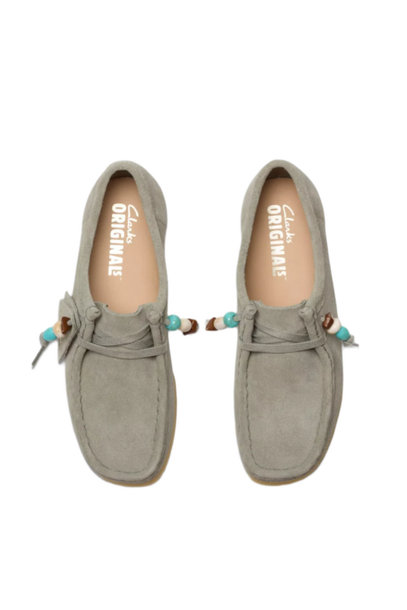 Wallabee - Sage Suede with Seasonal Beads