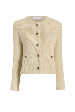 Wilson Knit Jacket in Dry Rib - Light Wheat