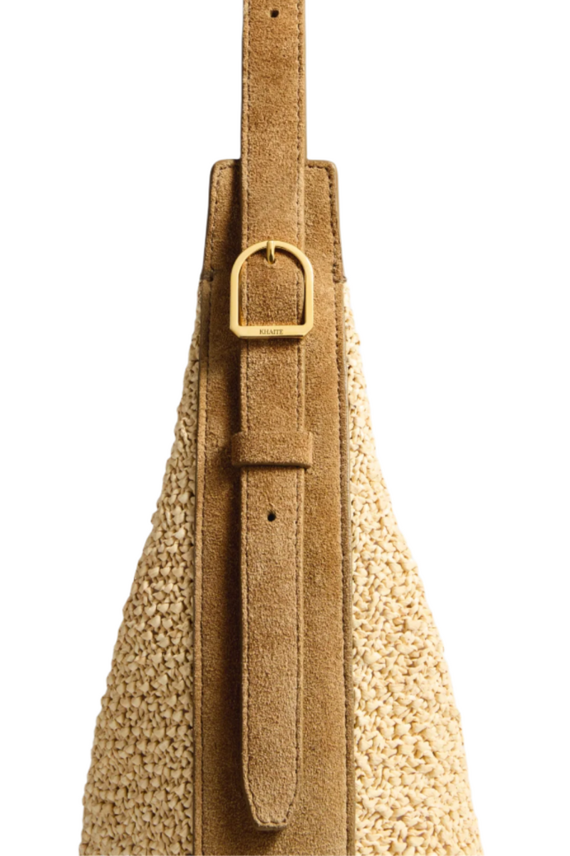 Small Augustina Crossbody Bag - Natural/Raffia