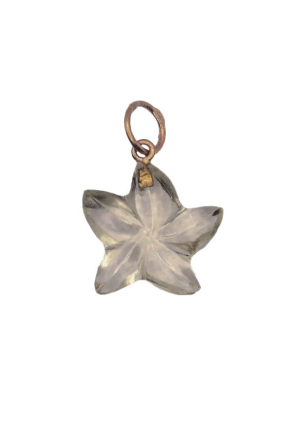 Starfish Pendant - Smokey Quartz