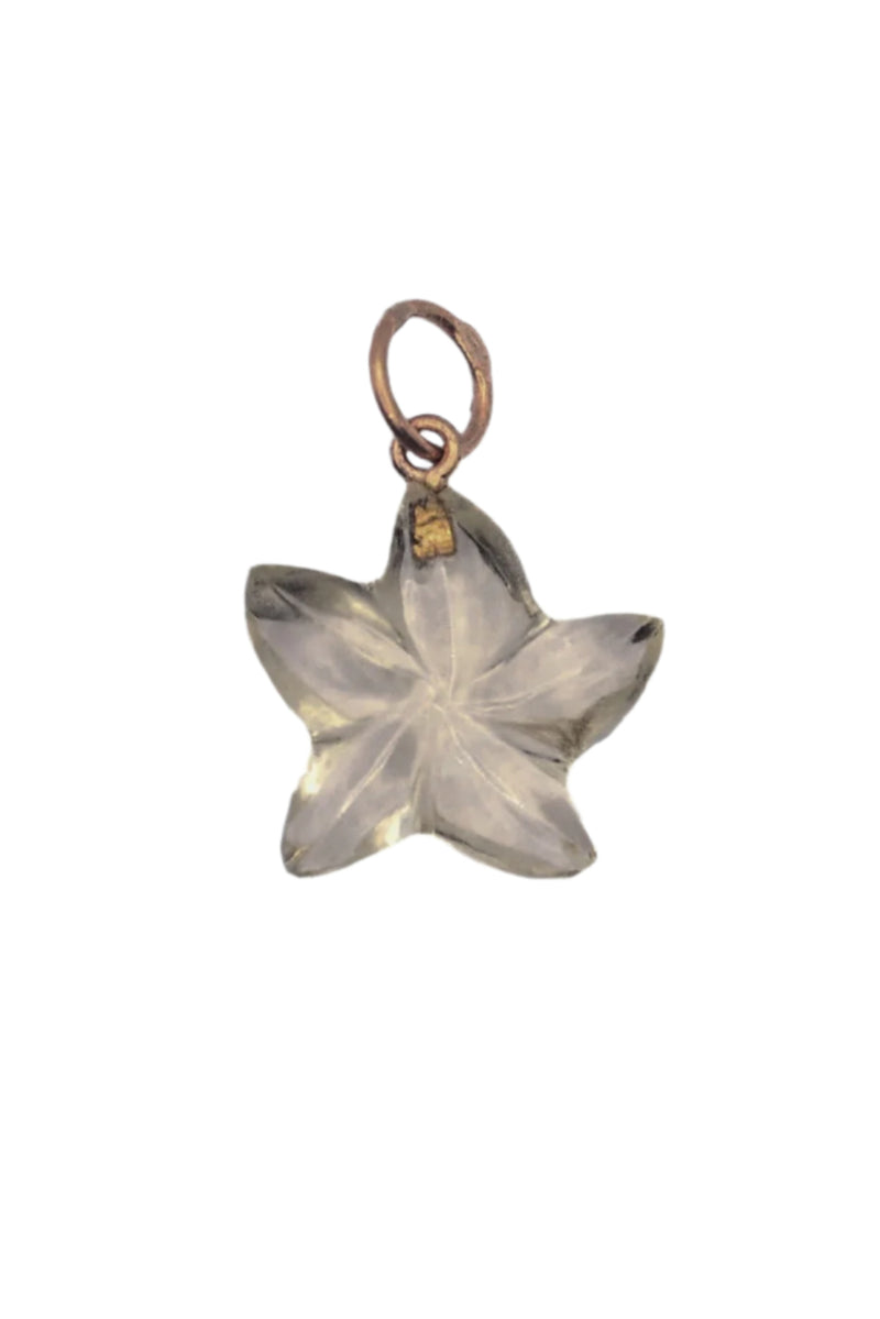 Starfish Pendant - Smokey Quartz