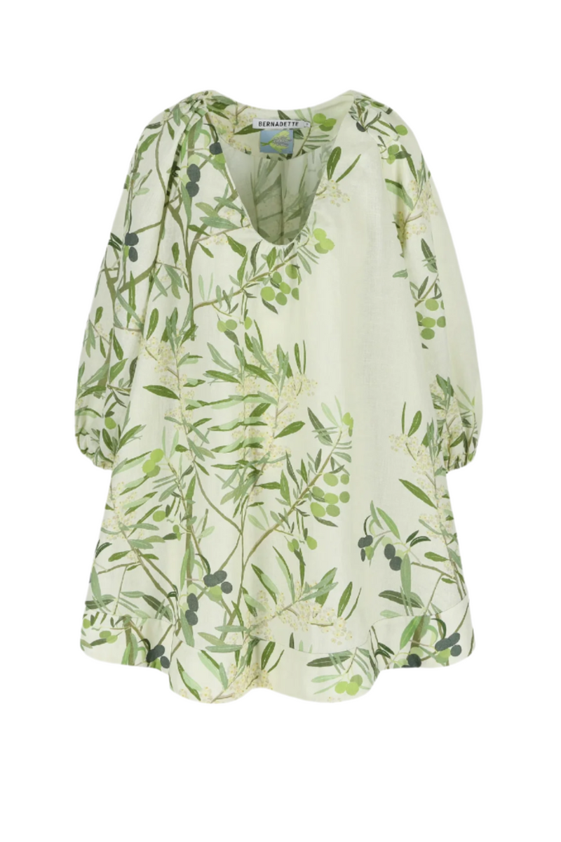 Georgette Short Dress - Butter Olive Tree