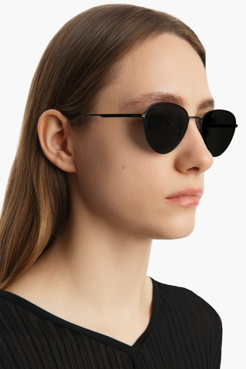 KHAITE x Oliver Peoples 1991C - Matte Black/Grey