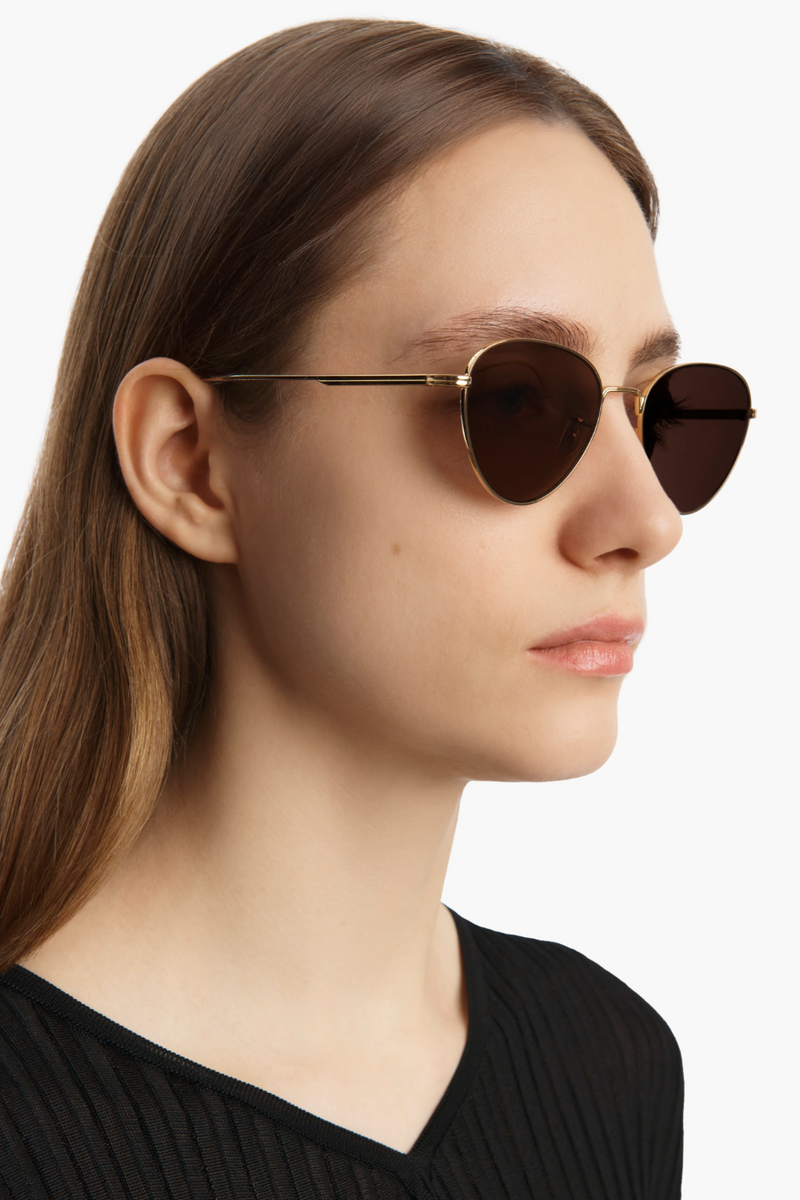 KHAITE x Oliver Peoples 1991C - Gold/Brown