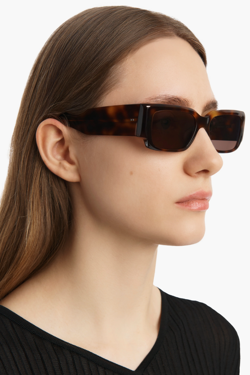 KHAITE x Oliver Peoples 1995C - Dark Mahogany/Brown
