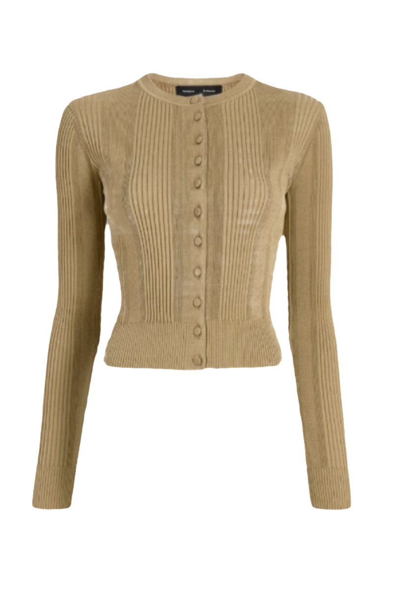 Currin Top in Column Rib - Bronze
