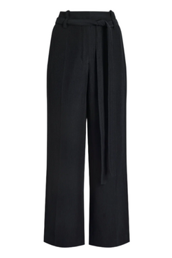 Maggi Pants in Cotton Viscose Linen - Black