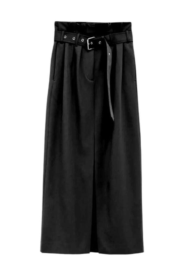 Seaches Long Skirt - Black