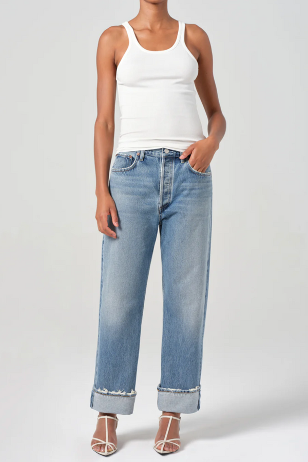 Fran Low Slung Straight Jean - Reign