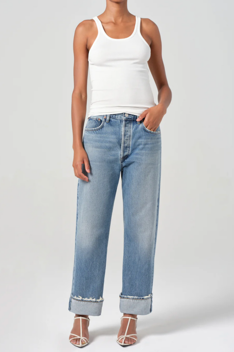 Fran Low Slung Straight Jean - Reign