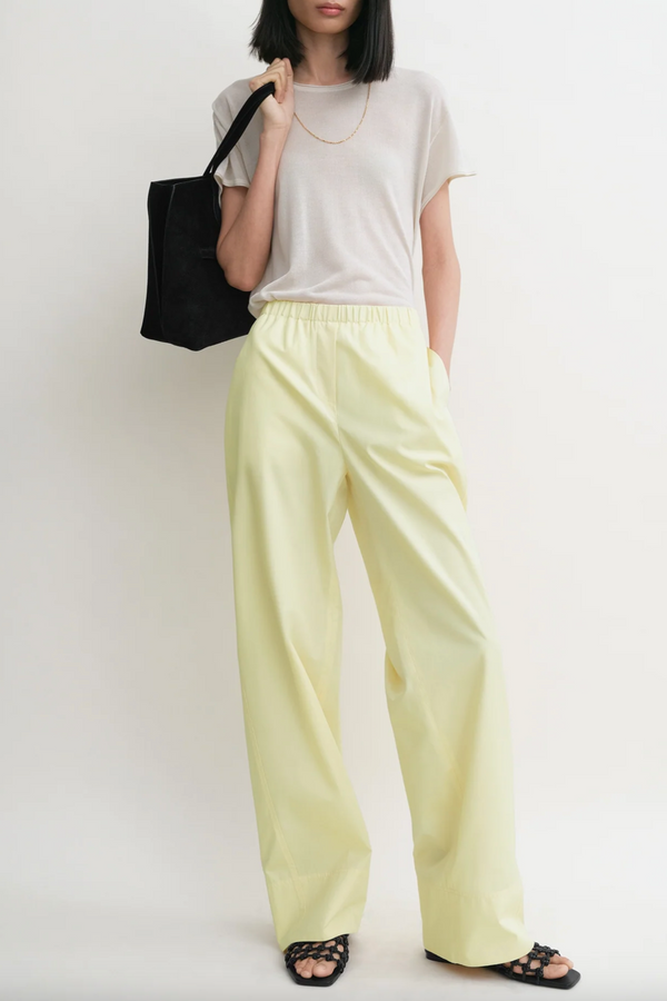Twisted Seam Boxer Trousers - Straw