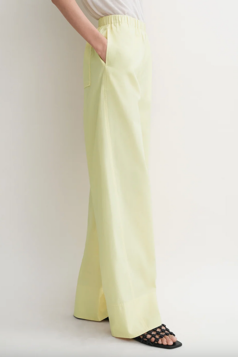 Twisted Seam Boxer Trousers - Straw