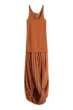 Cocoon Tank Dress - Terracotta