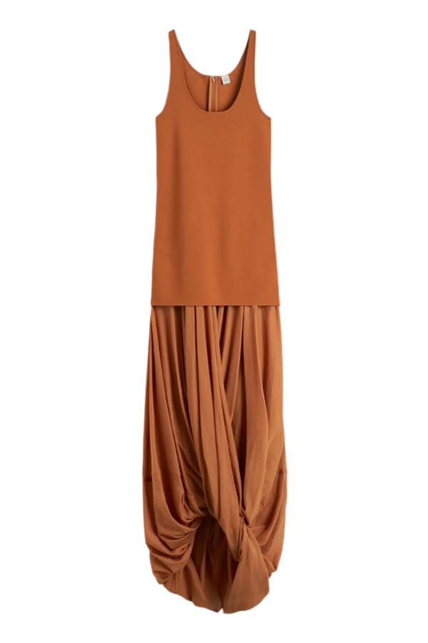 Cocoon Tank Dress - Terracotta