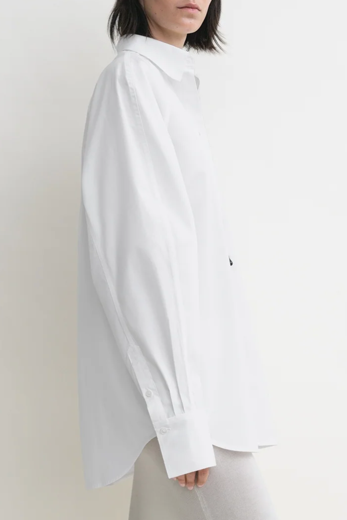 Raw Raglan Shirt - White