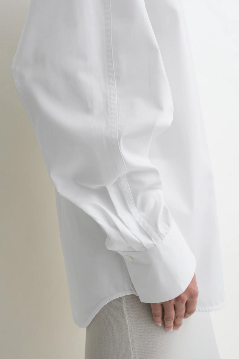 Raw Raglan Shirt - White