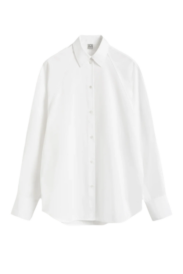 Raw Raglan Shirt - White