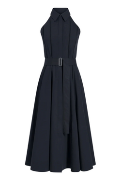Dorothy Dress in Eco Cotton Poplin - Black
