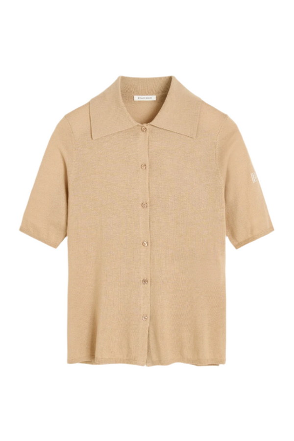 Dotta Knit Top - Dark Sand