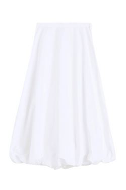 Aubrey Woven Skirt - Pure White