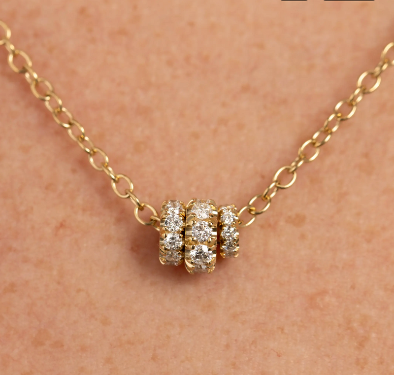 Vesta Pave Diamond Necklace