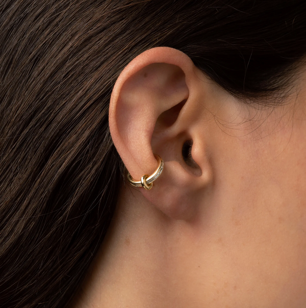 Portia Ear Cuff - White Diamonds