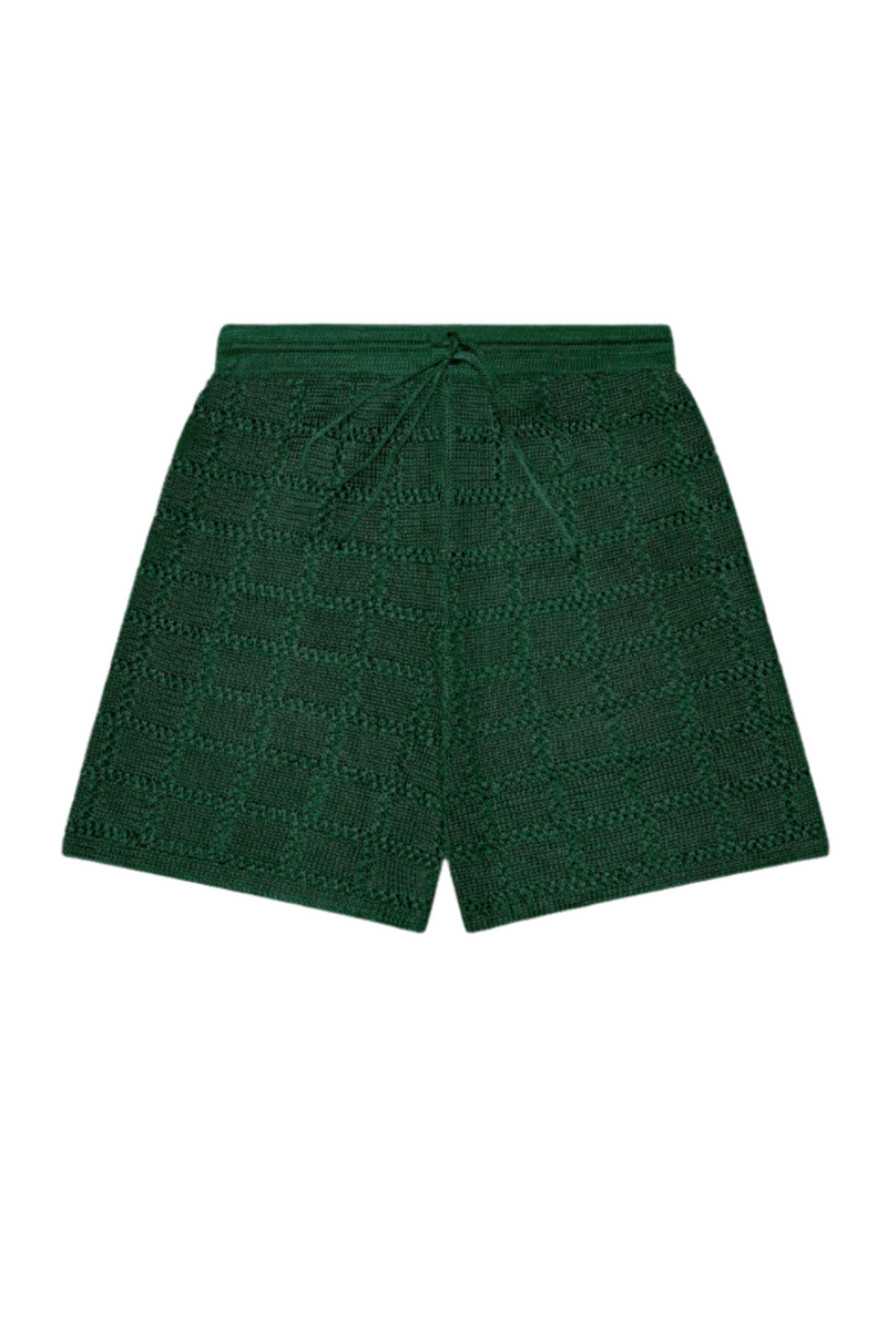 Patchwork Shorts - Pine