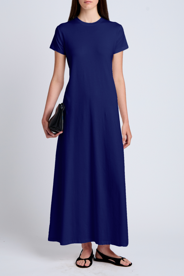 Noelle Dress in Jersey - Dark Ink