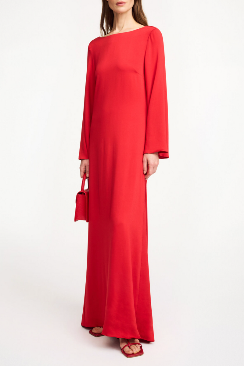 Lisa Maxi Dress - Pompeian Red