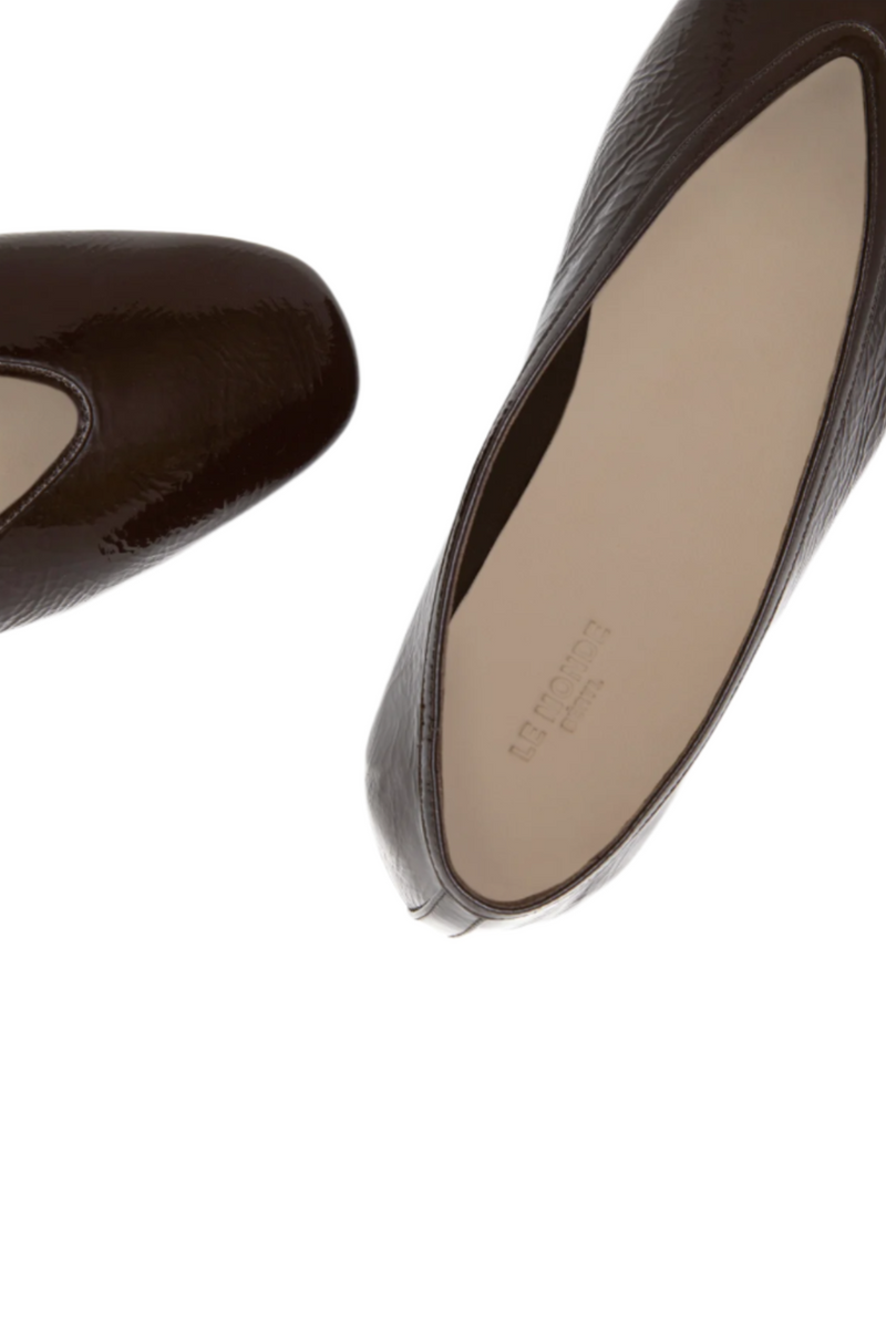 Luna Slipper - Aubergine Naplack Leather