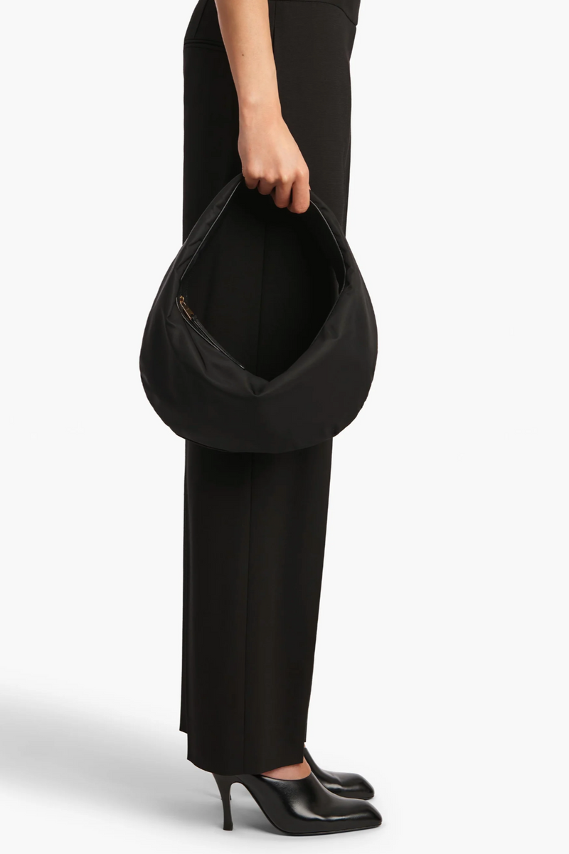 Medium Olivia Sport Hobo - Black Nylon/Leather