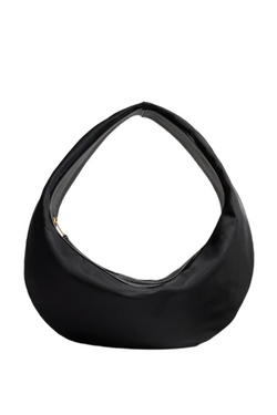 Medium Olivia Sport Hobo - Black Nylon/Leather