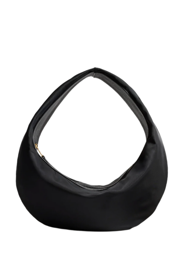 Medium Olivia Sport Hobo - Black Nylon/Leather